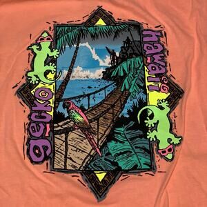Gecko Hawaii Hyper Flash T-shirt Made In USA NWT Men’s Size Medium. GG